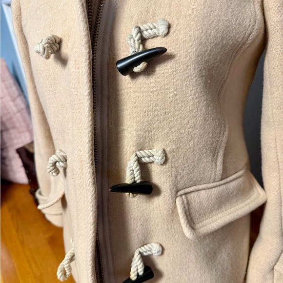 J. Crew Women's Cream Pea Coat - Picture 2 of 9
